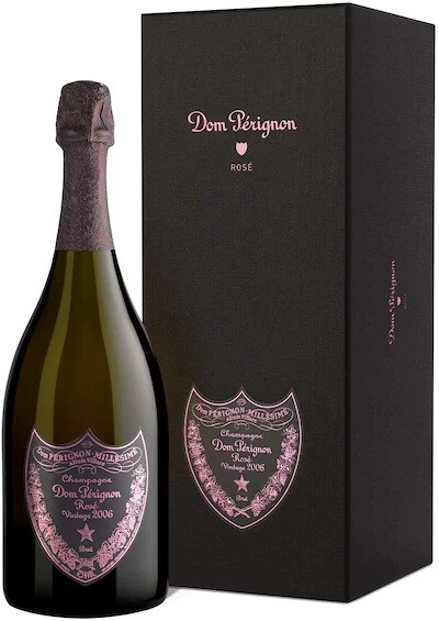 Dom Pérignon Rose Vintage 2006 ギフトセット Шампанское шампанское-розовое сухое «Дом Периньон» Розе Винтаж