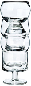 QDO, La Famiglia Glass, Set of 4 pcs