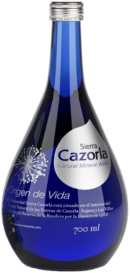 Bottled water Sierra Cazorla Blue Drop 700 ml Sierra Cazorla Blue