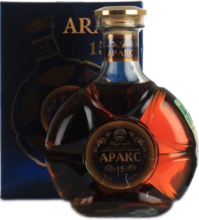 Cognac Araks 15 Years gift box 500 ml Araks 15 Years gift box