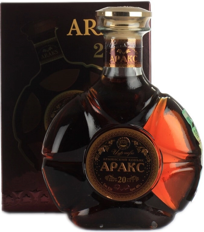 Cognac Araks 20 Years gift box 500 ml Araks 20 Years gift box