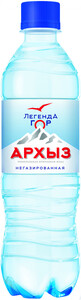 Легенда гор Архыз негазированная, в пластиковой бутылке, 0.5 л