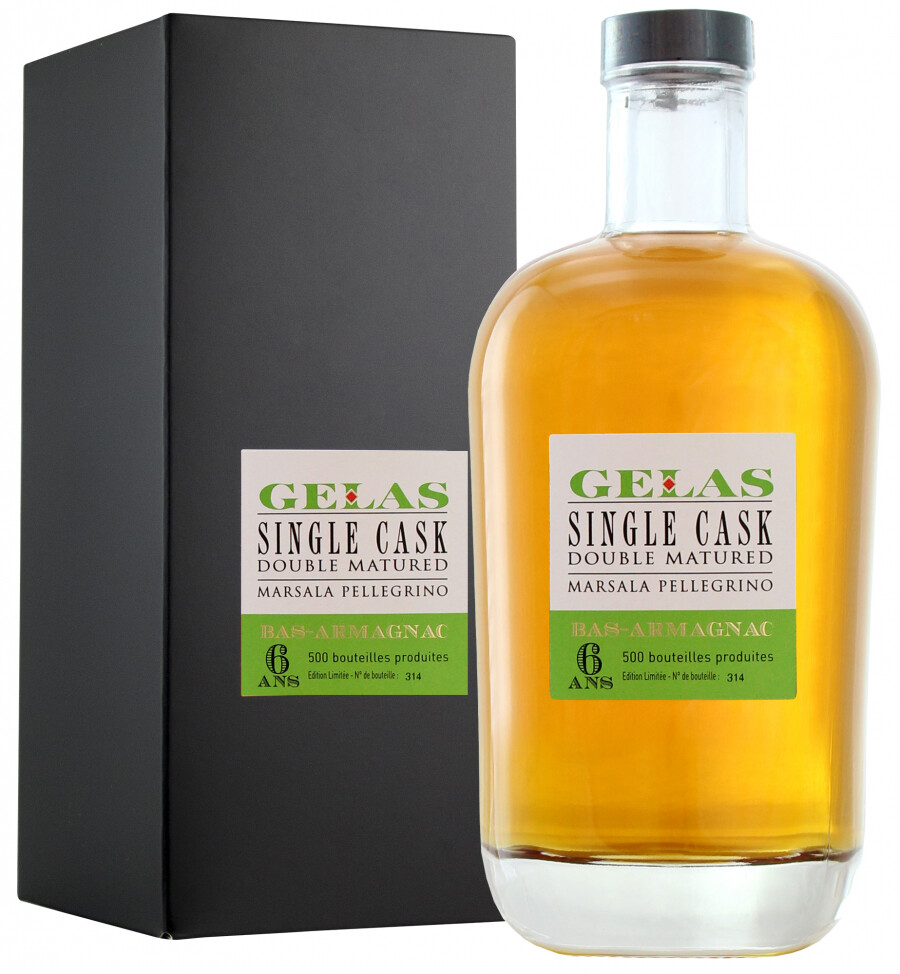 Single cask. Gelas bas Armagnac Single Cask 12 ans.