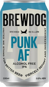 Шотландское пиво BrewDog, Punk AF, in can, 0.33 л