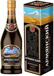 Армянский Коньяк 7 звезд, в подарочной коробке (матовая бутылка), 0.5 л