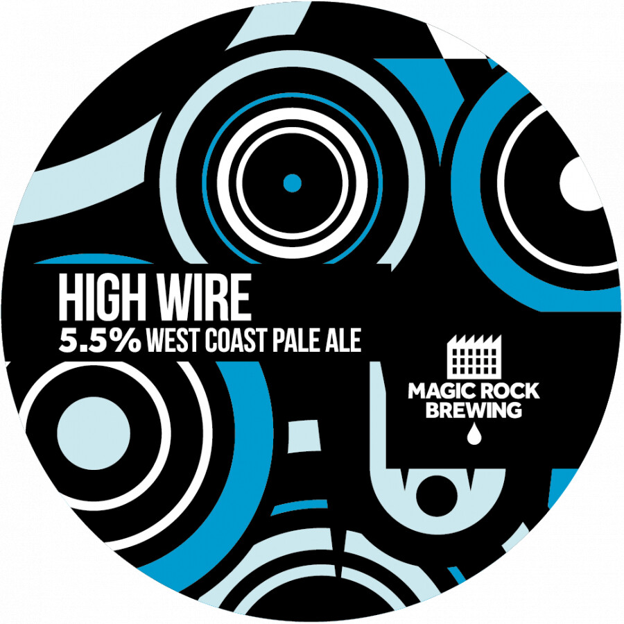 Magic Rock Brewing. Magic Rock Brewing logo. Highwire. Hi wire.