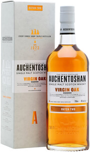 In the photo image Auchentoshan Virgin Oak Batch 2, gift box, 0.7 L