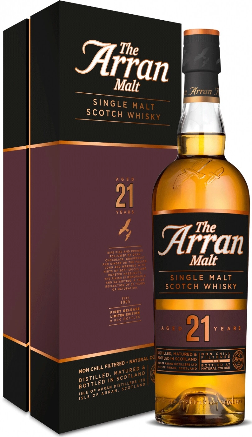 ウイスキー Arran 21 Years Old Single Malt Scotch Whisky Arran 21 Years Old, gift box, 700 ml Arran 21 Years Old
