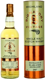 Signatory Vintage, 86 Proof Collection Blair Athol 11 Years, 2007, in tube, 0.7 л