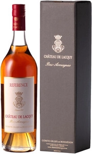 На фото изображение Bas-Armagnac du Chateau de Lacquy, Reference, gift box, 0.7 L (Шато де Лаки, Референс объемом 0.7 литра)