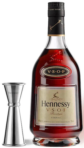 Коньяк «Hennessy» VSOP, в подарочной коробке with jigger