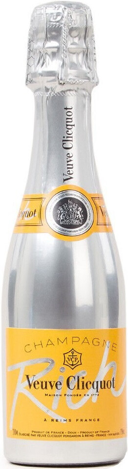 Champagne Veuve Clicquot, Rich White, 200 ml Veuve Clicquot, Rich