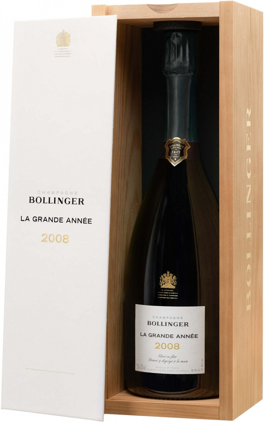 Champagne Bollinger, La Grande Annee Brut AOC, 2008, gift box, 750
