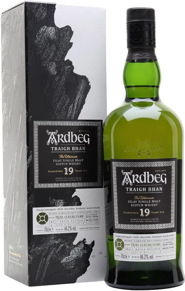 Виски Ardbeg, «Traigh Bhan» 19 Years Old, в подарочной коробке
