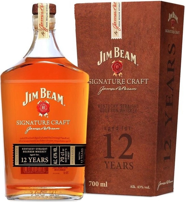 未開栓】 JIM BEAM ジムビーム 12年 シグネチャークラフト バーボン