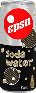 Epsa Soda Water, in can, 0.33 L