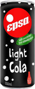 Epsa Light Cola, in can, 0.33 L