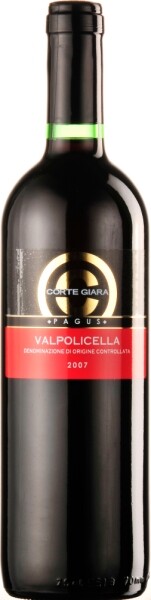 На фото изображение Valpolicella Pagus DOC 2007, 0.75 L (Вальполичелла Пагус объемом 0.75 литра)