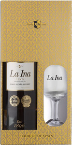 Lustau, La Ina Fino Sherry, gift box with glass