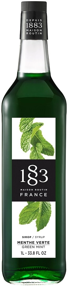 Москва рутин. Сироп 1883 мята. Сироп рутин 1883. 1883 Зеленая мята. Сироп 1883 Maison Routine.