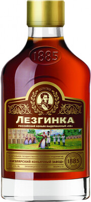 In the photo image Kizlyar cognac distillery, Lezginka, 0.1 L