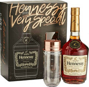 Hennessy V.S, gift box with shaker, 0.7 L