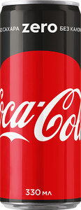 Coca-Cola Zero, in can, 0.33 л
