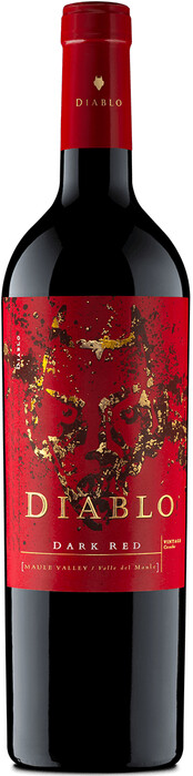 На фото изображение Diablo Dark Red, 0.75 L (Дьябло Дарк Рэд объемом 0.75 литра)