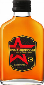 Komandirskiy 3 Years Old, flask, 100 ml