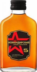 Komandirskiy 5 Years Old, flask, 100 ml
