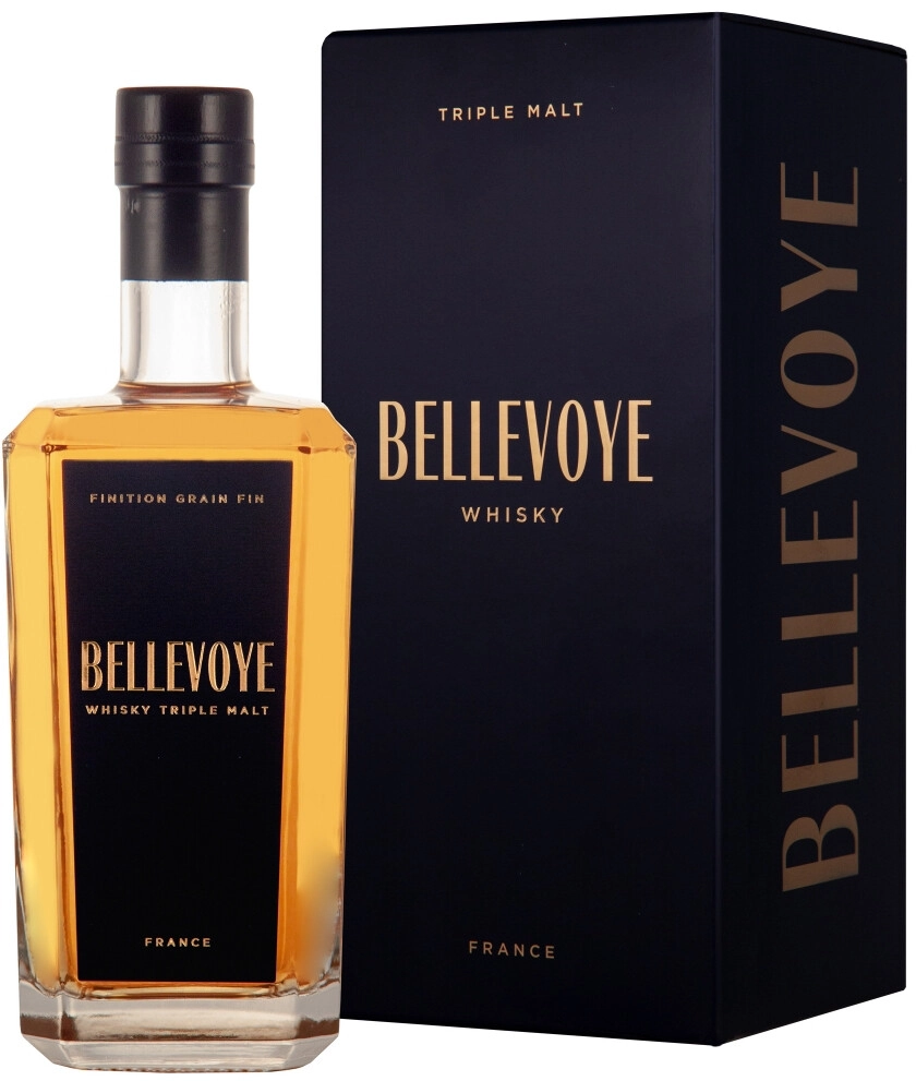Whisky - Triple Malt Tourbé - Bellevoye Noir - France