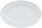 Porland, Maria Oval Plate, White