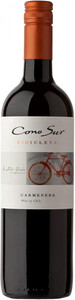 Вино Cono Sur, Bicicleta Carmenere, Central Valley DO, 2018