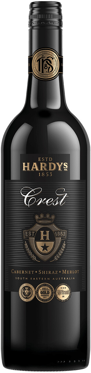 Taknemmelig hoste flov Wine Hardys, Crest Cabernet-Shiraz-Merlo, 750 ml Hardys, Crest  Cabernet-Shiraz-Merlo – price, reviews