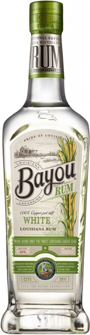 На фото изображение Bayou White, 0.7 L (Байю Уайт объемом 0.7 литра)
