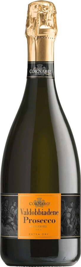 Sparkling wine Cornaro Valdobbiadene Prosecco Superiore DOCG Extra