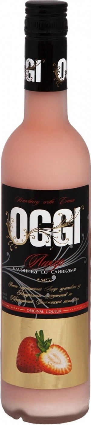 Ликер Oggi Strawberries & Cream, 0.5 л — купить ликер Оджи Клубника со  сливками, 500 мл – цена 286 руб, отзывы в Winestyle