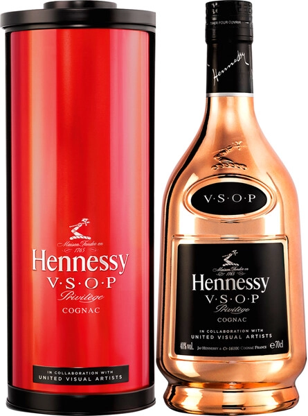 Коньяк «Hennessy» VSOP, Limited Edition by UVA, в подарочной