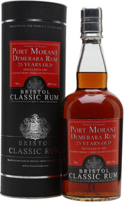 Bristol Classic Rum, Port Morant Demerara Rum 25 Years Old, in tube, 0.7 л