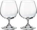 Crystalite Bohemia, Sylvia Cognac Glass, set of 2 pcs, 400 мл