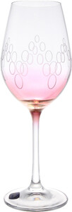Crystalex, Viola Wine Glass, Multicolour, set of 6 pcs, 250 мл