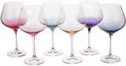 Crystalex, Viola Red Wine Glass, Multicolour, set of 6 pcs, 570 мл