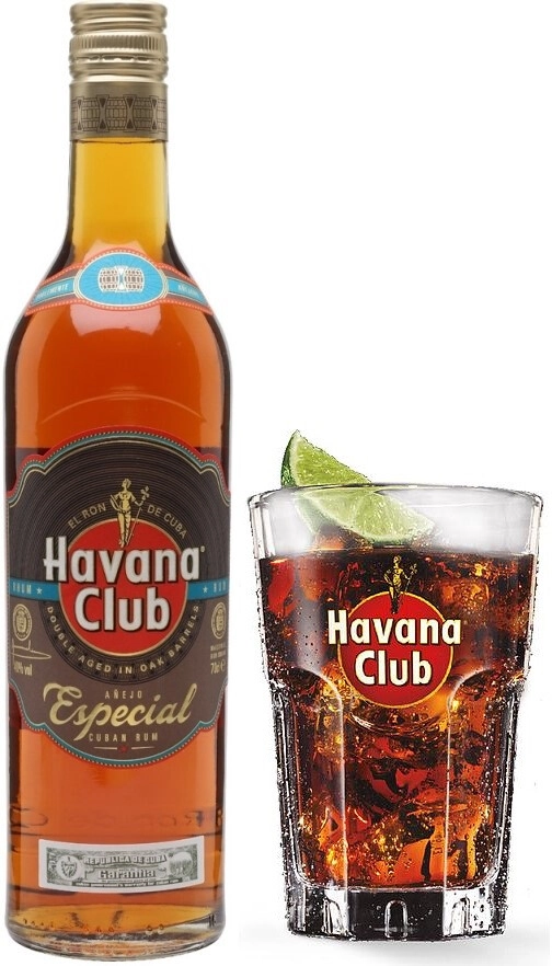 Rum Havana Club Anejo Especial, with glass, 700 ml Havana Club Anejo  Especial, with glass – price, reviews