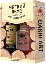 Bacardi OakHeart, gift box with cup, 1 L