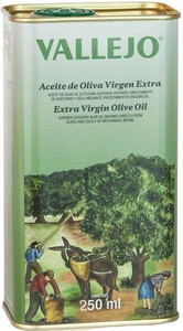 Vallejo, Extra Virgin Olive Oil, in can, 250 мл