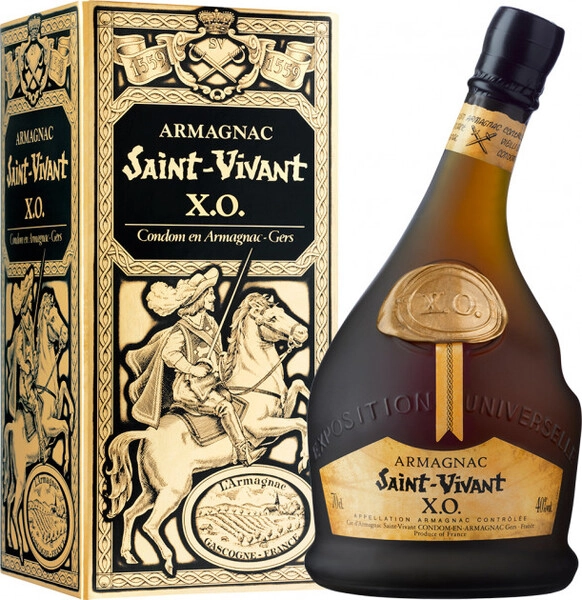 Арманьяк «Saint-Vivant» X.O., в подарочной коробке, 0.7 л — купить