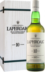Виски Laphroaig Malt 10 years old, wooden box, 0.7 л