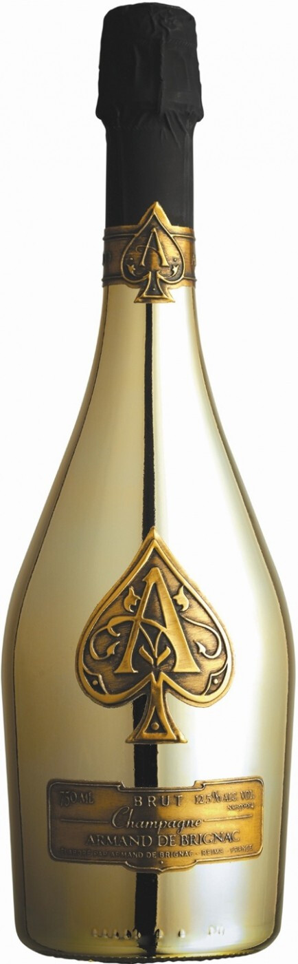 Armand de Brignac Ace of Spades Brut Gold Champagne (Velvet Bag)