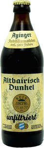 Ayinger, Altbairisch Dunkel Unfiltriert, 0.5 л