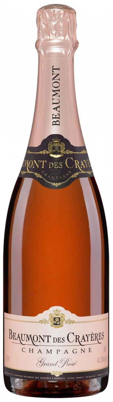 Champagne Beaumont des Crayeres Grande Rose Brut AOC 750 ml